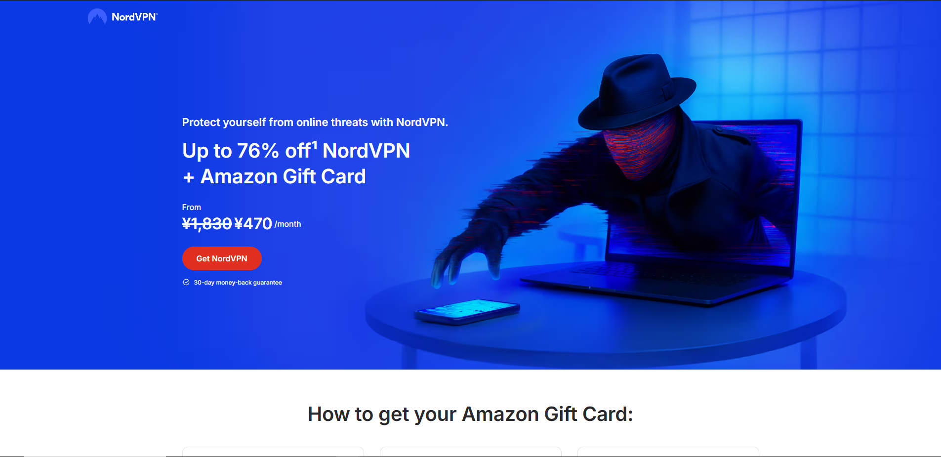 NordVPN official website